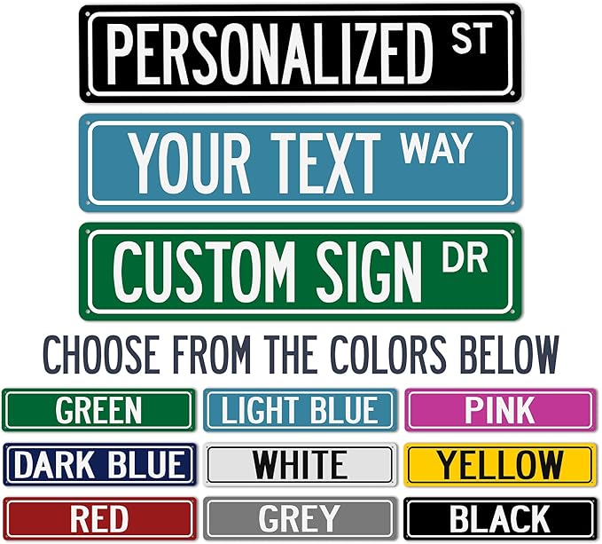Personalized Street Signs Customized Street Sign - Image 2