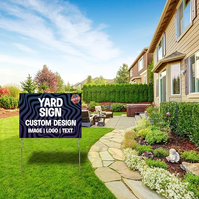 Custom Yard Signs with Metal Stakes – by DreamController | Personalized Lawn - Image 3