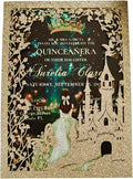 20PCS Castle Pocket Invitations, Quinceanera Invitations by JOACHUUY