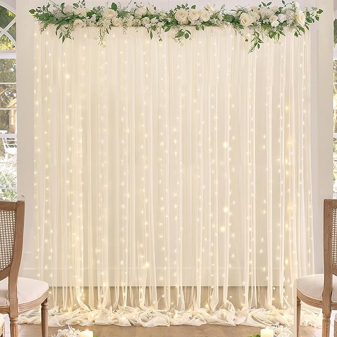 Champagne Backdrop Curtain - Image 2