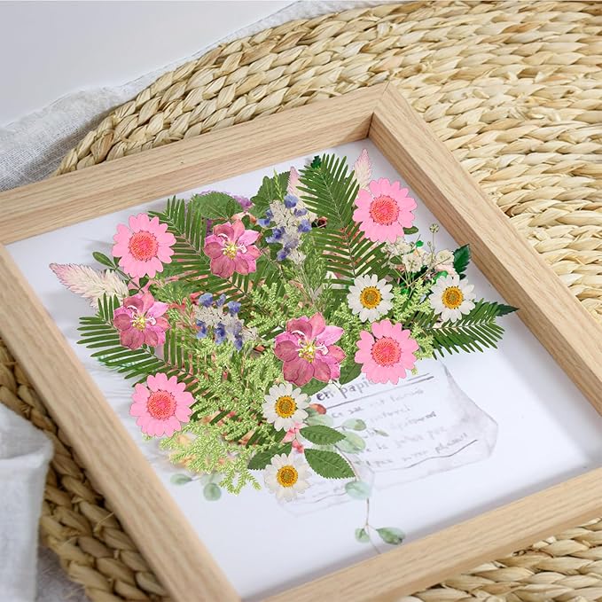 120Pcs Dried Pressed Flowers for Resin Mould Dry Flower Real Leaves Bulk - Image 7