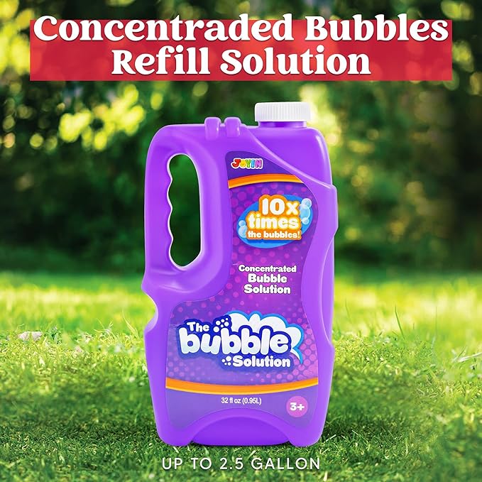 JOYIN 32 oz Bubble Solution Refills, Concentrated Solution - Image 2