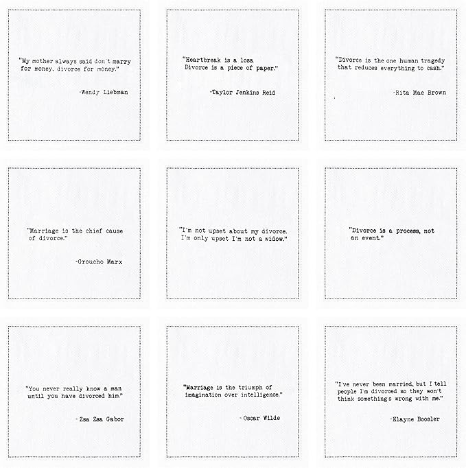 FIVE STAR NAPKINS Divorce Quotes, Beverage Napkins, Bar Napkins, Cloth Napkins - Image 3