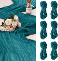 6 Pack Cheesecloth Table Runner 10Ft Christmas Gauze Boho Table Runners by HOME