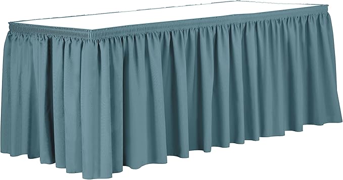 Ultimate Textile Pleat Polyester Fabric Table Skirt by UltimateTextile