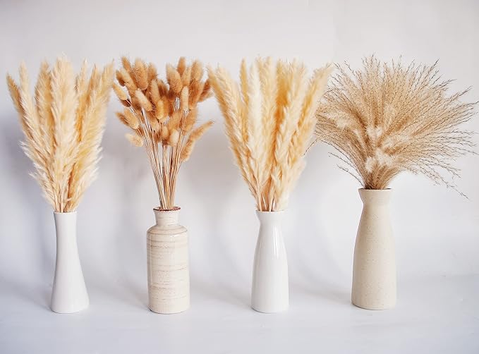 Natural Dried Pampas Grass Decor, Bunny Tails Dried Flowers, Reed Grass Bouquet - Image 3