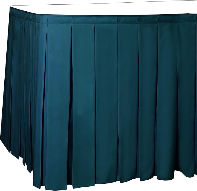 Ultimate Textile Pleat Polyester Fabric Table Skirt by UltimateTextile