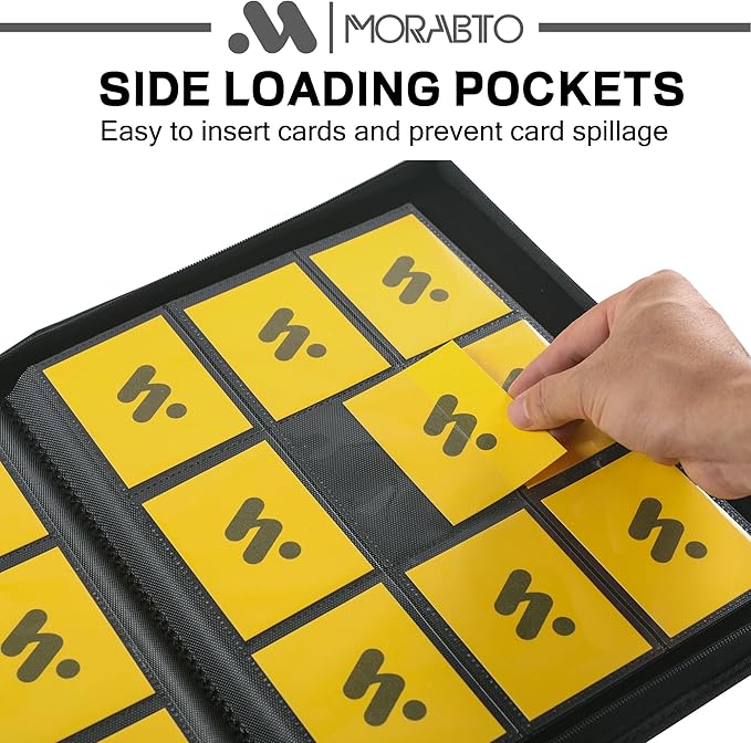 Card Binder 9 Pockets, Trading Card Binder Holds up to 864 Cards - Image 4
