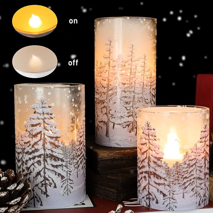 Silverstro Christmas Tree Flameless Candles - Image 6