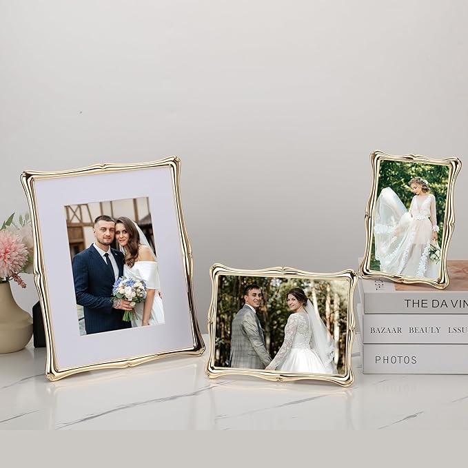 8 x 10'' Premium Alloy Gold Photo Frame - Image 3