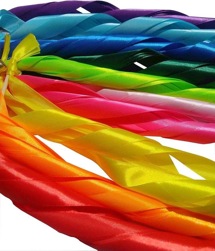 Kingsnow 50 Pack Ribbon Wands Wedding Streamers - Image 5