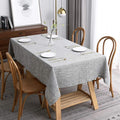 maxmill Flaxy Faux Linen Table Cloth by maxmill