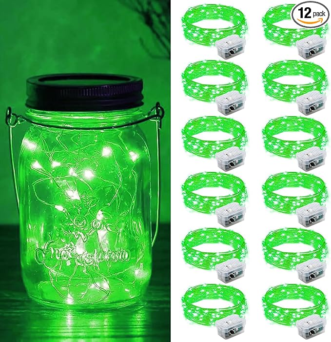 ZGWJ 12 Pack Fairy Lights Battery Operated, 7ft 20 Mini LED Fairy String Lights by ZGWJ