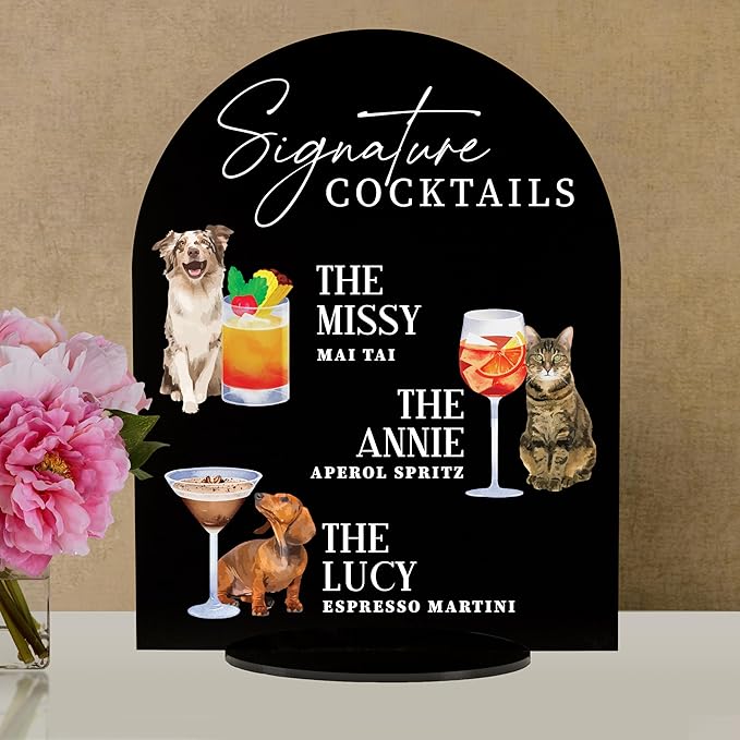 Pet Signature Drink Wedding Signs - Image 2