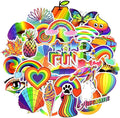 QTL Rainbow Stickers for Kids Pride Stickers for Water Bottles Laptop LGBT by QTL