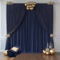 30ftx10ft Navy Blue Backdrop Curtains by CO-AVE