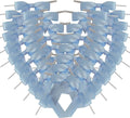 50pcs 2-1/2" Light Blue Satin Ribbon Bows by Micomon