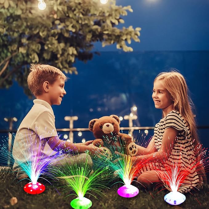 Retisee 12 Pcs Halloween Fiber Optic Lamp Multicolored Centerpiece Optic Lights - Image 3