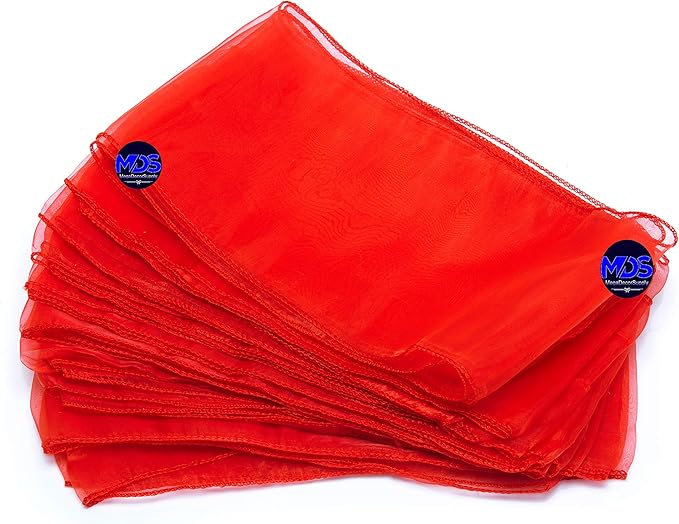 MDS Pack of 250 PCS Organza Chair Sashes Wider Dining Chair Bows Ribbon Tie Back - Image 5
