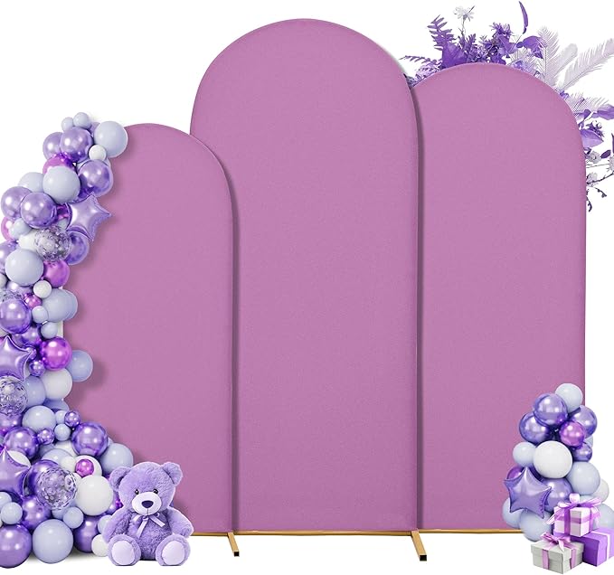 Wedding Arch Cover 4FT 5FT 6FT Arch Backdrop Cover Spandex Fitted Arch Cover by Unknown
