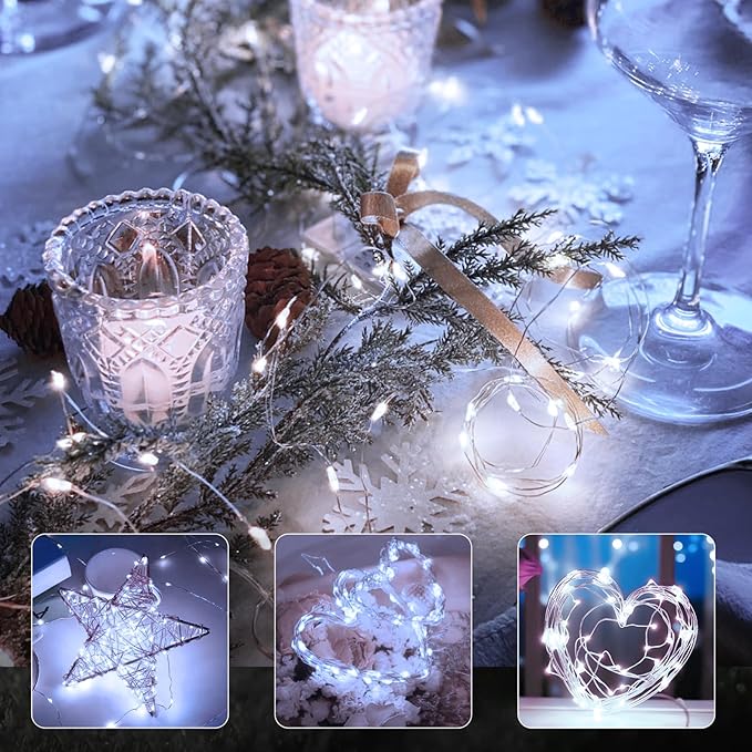 btfarm 6 Pack Fairy Lights Battery Operated - Image 3