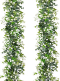 SOMYTING Artificial Eucalyptus Garland 2 Packs 6Ft Faux Eucalyptus Garlands by SOMYTING