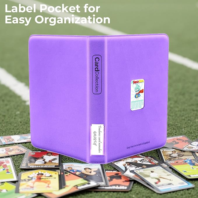 Premium ZiP Trading Cards Binder 9 Pockets, 936 Cards, Large Cards Book Album - Image 7