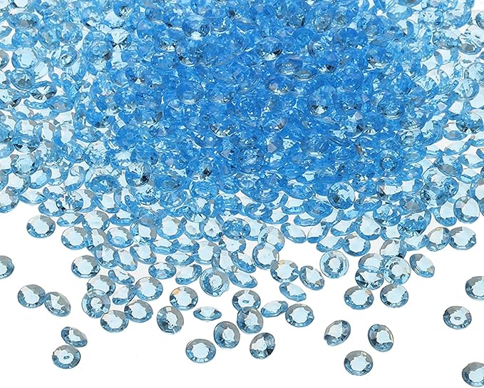 PATIKIL 4000 Pcs Wedding Table Scatter Confetti Crystals 6mm Acrylic Diamonds by PATIKIL