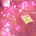 Fairy Lights Battery Operated, Twinkle String Lights Waterproof Silver Wire 5 by Minetom