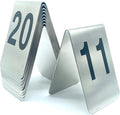 Metal Place Cards Stackable Tent Style Table Numbers, Place Card Holders by TRUEWON