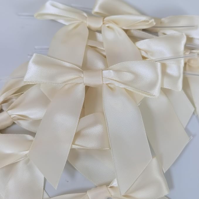 50pcs 3-1/2" Mini Satin Ribbon Bows - Image 6
