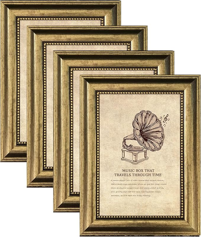 8x10 Picture Frame, Ornate Finish Photo Frame Farmhouse Rustic Vintage by TKYGU