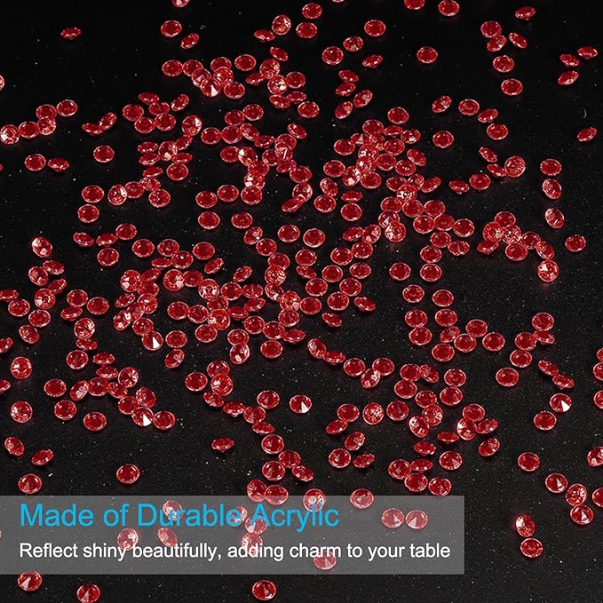 PATIKIL 10000 Pcs Wedding Table Scatter Confetti Crystals 4.5mm Acrylic - Image 3