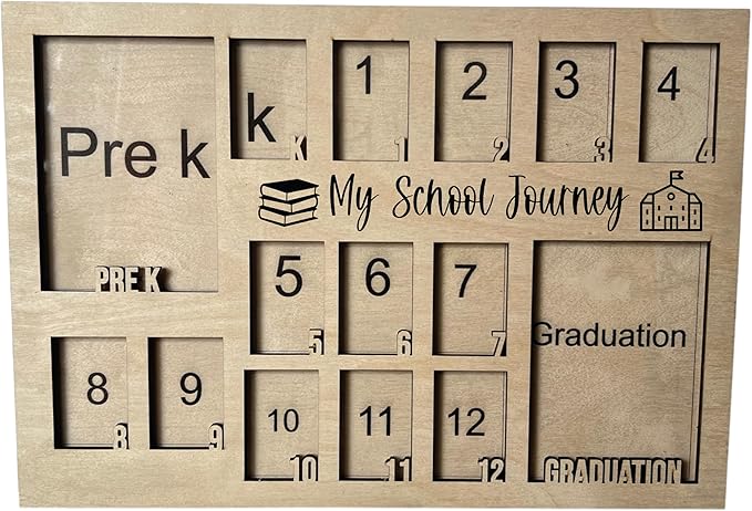 Graduation Picture Frame, Pre k picture frame, Kids photo, Kindergarten Frame by Unknown