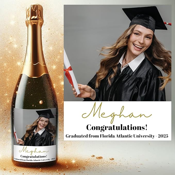 Personalized Wine Bottle Label Photo label Custom Sticker 50th Birthday 60/70th - Image 7