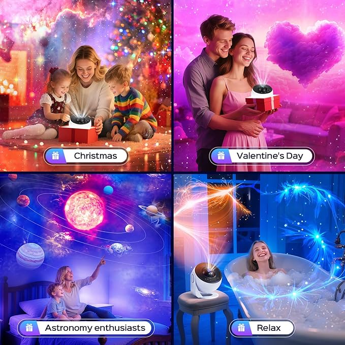 Galaxy Projector for Bedroom【Pro Max】, Upgraded 4K HD Planetarium Projector - Image 7