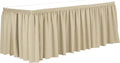Ultimate Textile Pleat Polyester Fabric Table Skirt by UltimateTextile