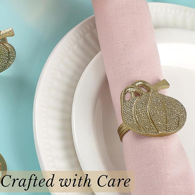 Set of 12 Decorative Metal Napkin Rings - Image 8