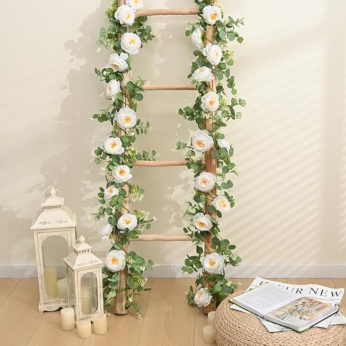 Dolicer 2Pcs 13Ft Artificial Eucalyptus Garlands - Image 4