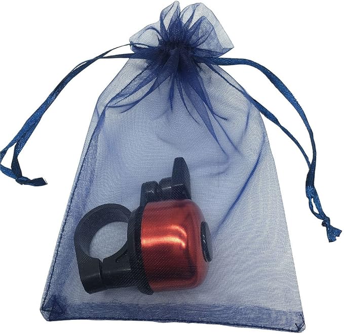 Wudygirl 100PCS Organza Bags 5X7 inch Navy Blue - Image 4