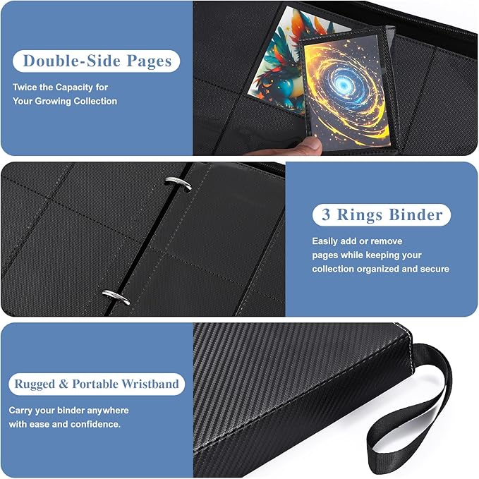 Trading Card Binder 9 Pocket - Image 7