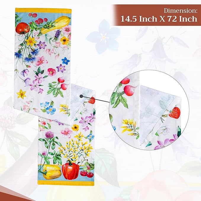 Maison d' Hermine Table Runner 100% Cotton Single Layer Table Runners 72 inches - Image 4