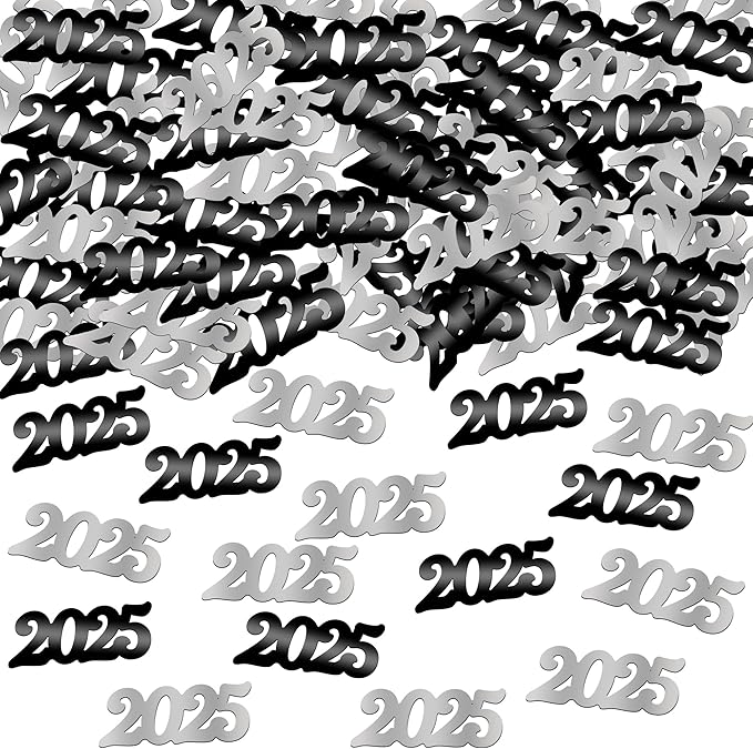 KatchOn, Balck and Silver Grad Party Supplies 2025 | Graduation Decorations 2025 by KatchOn