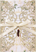 25pcs Glitter Wedding Invitations by HomeKitchen