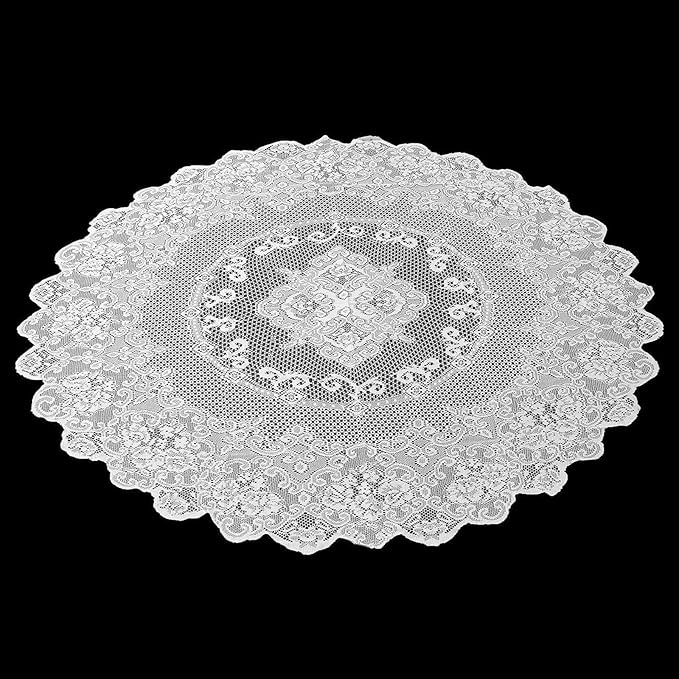 Juvale Round Lace Tablecloth - Image 8