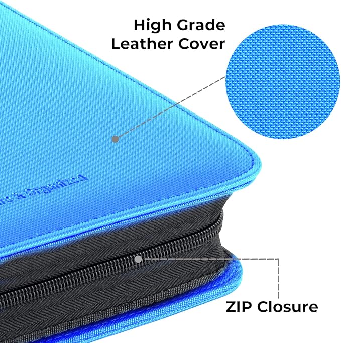 Premium ZiP Trading Cards Binder 9 Pockets, 936 Cards, Large Cards Book Album - Image 8