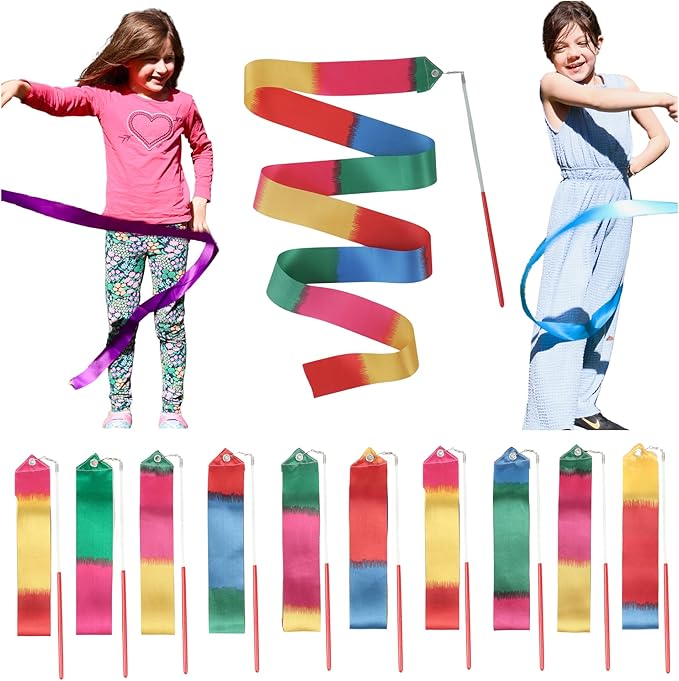 Dance Wands Ribbon Pack, Party Favors by QualityPartyFavors