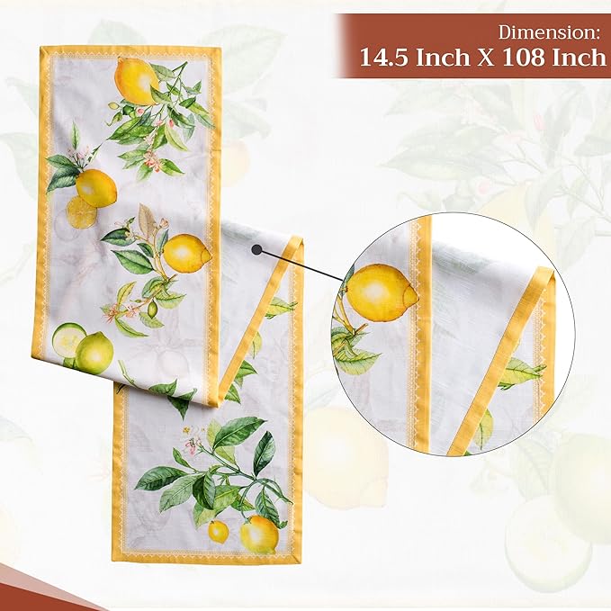 Maison d' Hermine Table Runner 100% Cotton Single Layer Table Runners 108 - Image 4