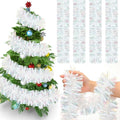 72 Feet Christmas Tinsel Garland Shiny Metallic Tinsel Twist Garland Streamers by Yilloog