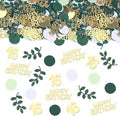 Sage Green 16th Happy Birthday Confetti, 16th Birthday Table Decorations by GYESXYW